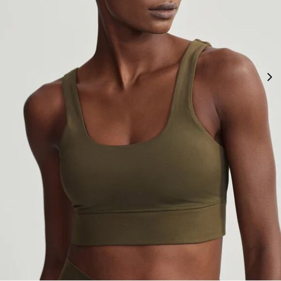 Varley FreeSoft Cori Bra in Dark Olive L - Picture 1 of 5